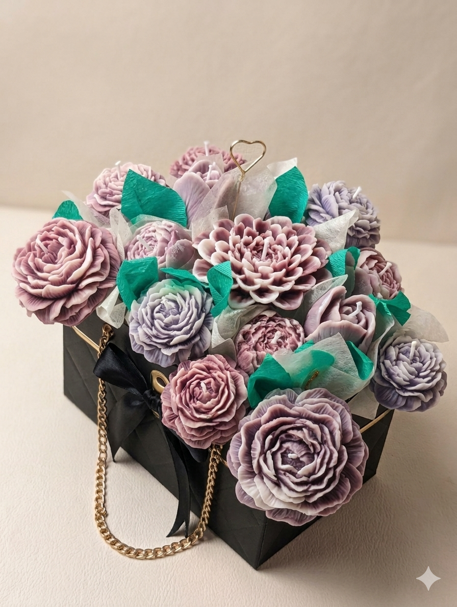 Blomsterarrangemang Purple Night